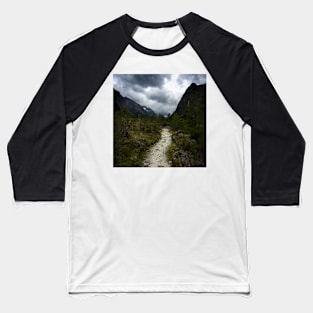 Walk in the Moody Mountains Baseball T-Shirt